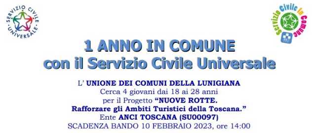 Servizio Civile Universale - 1 Anno in Comune.