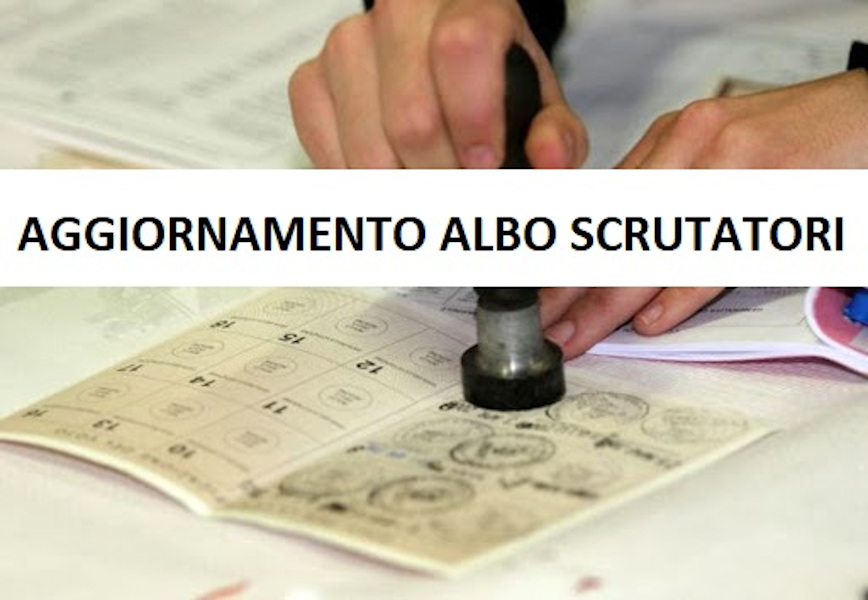 Aggiornamento albo delle persone idonee all’ufficio di scrutatore di seggio elettorale entro il 30/11/2023