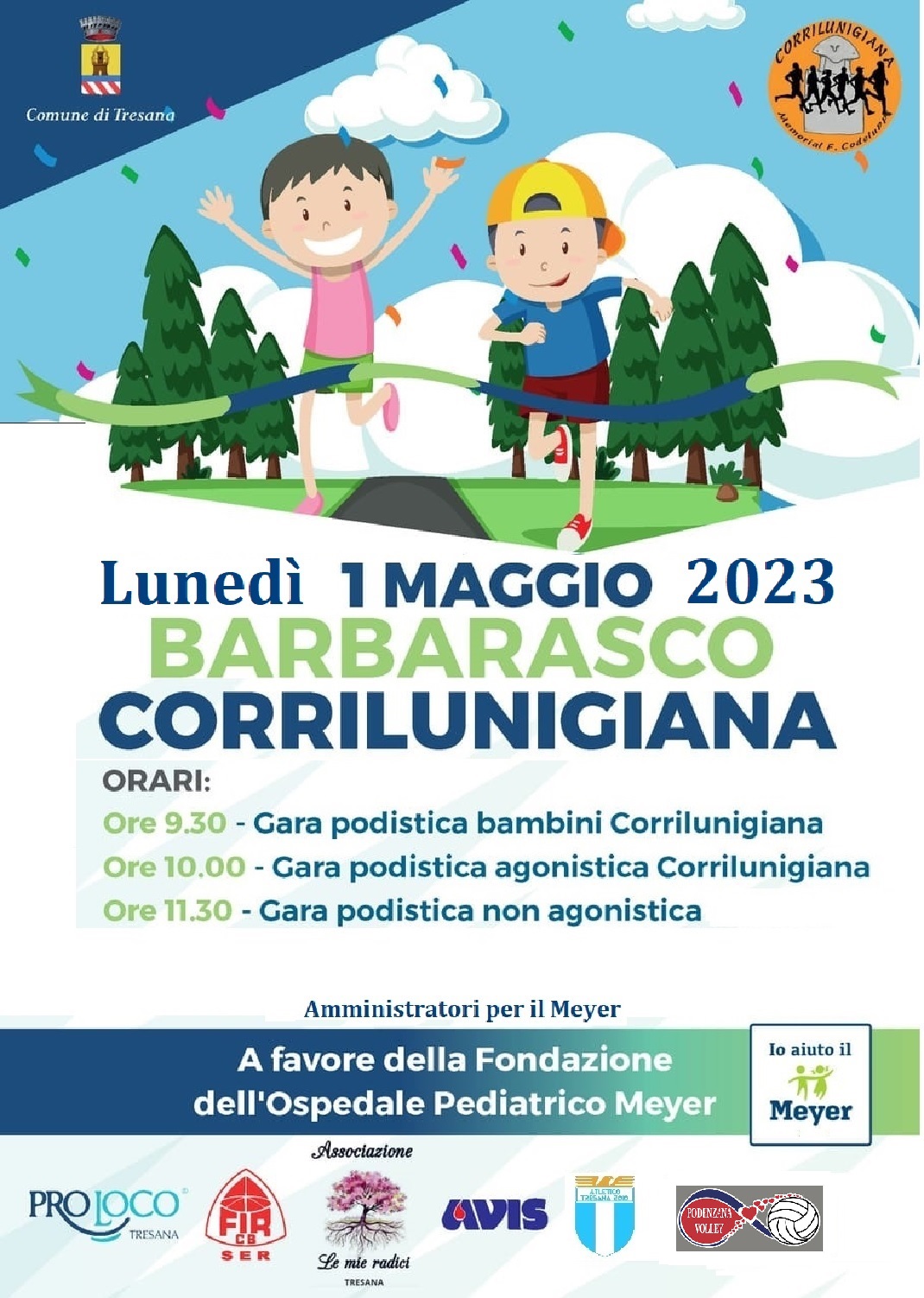 CORRILUNIGIANA - Lunedì 1 Maggio 2023