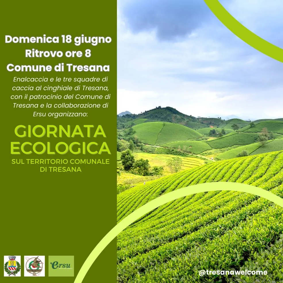 Giornata ecologica domenica 18 giugno ore 8.00 piazzale antistante il comune.