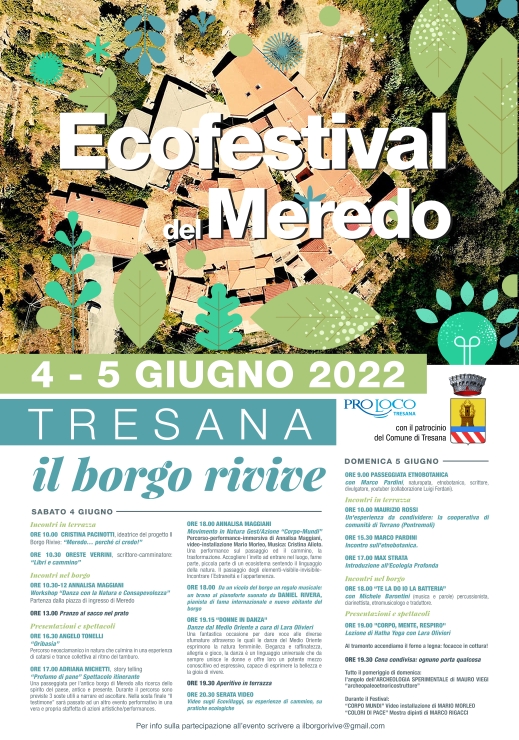 ECOFESTIVAL del Meredo 4-5 Giugno 2022