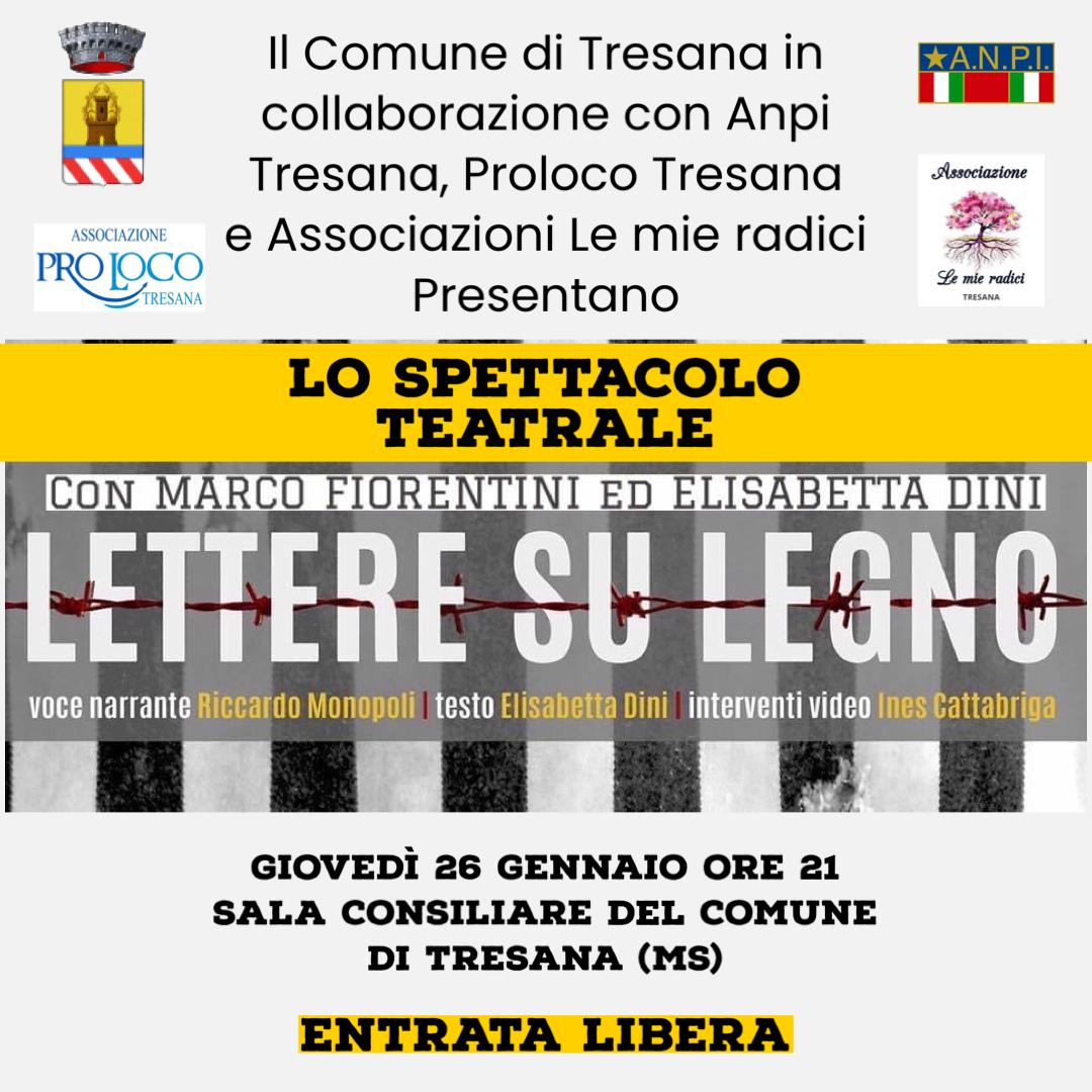 Lo Spettacolo Teatrale - Lettere su Legno.