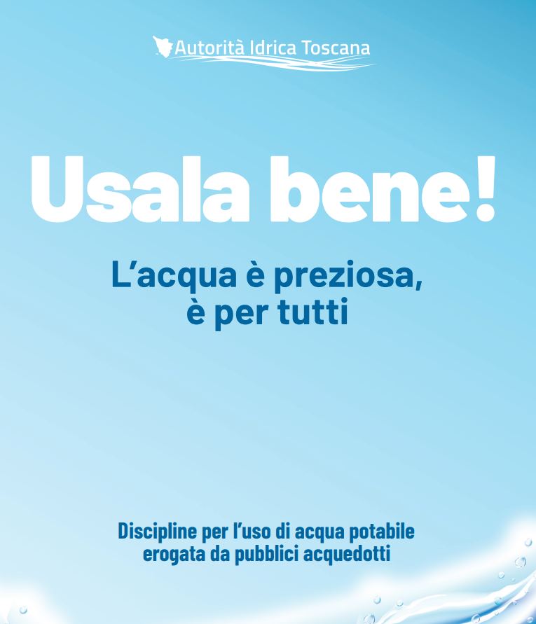 Discipline per l’uso di acqua potabile erogata da pubblici acquedotti