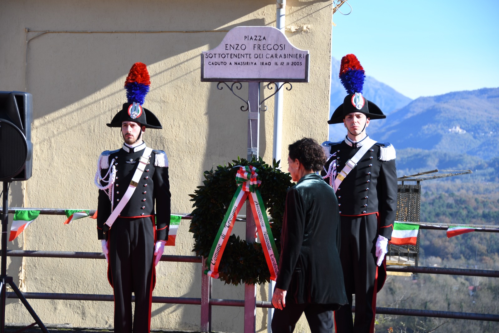 A Tassonarla di Tresana il ricordo di Enzo Fregosi a venti anni dalla strage di Nassiriya.